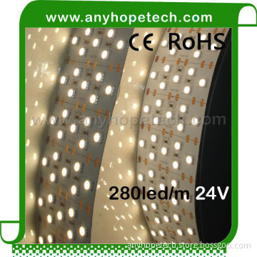 High Brightness nonwaterproof warm white strip led light 5050